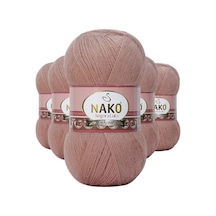 5 Adet Angora Lüks El Örgü İpi Bronz 11054