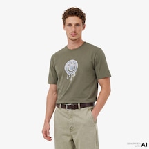 Hugo Boss Nedirix Erkek Haki T-shirt 50549162 6415111