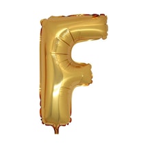 Gold Folyo Balon F Harfi 100 CM