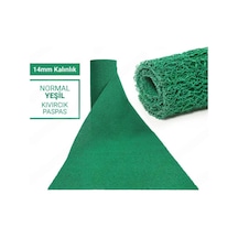 120x200cm Yeşil Kıvırcık Paspas-halı Kaymaz Yolluk Lidya 14mm Yeşil
