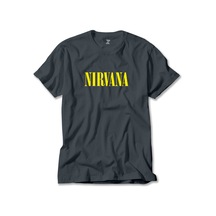 Nirvana Yazı Sarı Yeşil Tişört