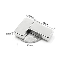 50 Adet 20x10x5 Mm Neodyum Magnet N35 Güçlü Mıknatıs Köşeli Ve Dayanıklı Nikel Kaplama Diğer 50 Adet 20x10x5 Mm Neodyum Magnet N35 Güçlü Mıknatıs Köşeli Ve Dayanıklı Nikel Kaplama Diğer