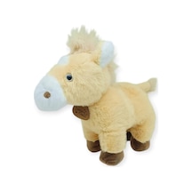 Peluş Hayvanlar Sesli 30 Cm At - Açık Kahverengi