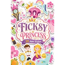 Sevimli Unicorn Prenses Sticker Seti - 26 Adet Etiket Çıkartma Diğer
