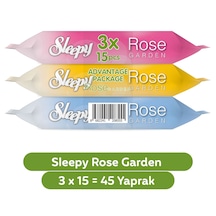 Sleepy Rose Garden Seyahat Cep Mendili 3 X 15 Adet 45 Yaprak