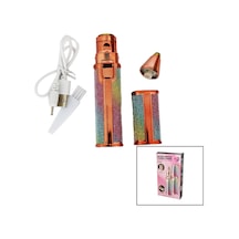 2ın1 Başlı - Simli - Ruj Model - Usb Şarjlı Yanak - Burun Tüy Alma Makinesi Timya/go1395 198004