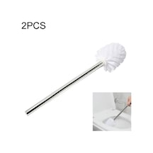 Sones 2 Adet Paslanmaz Çelik Saplı Tuvalet Fırçası Takımı Ev Askı Çerçevesi Temizleme Fırçası