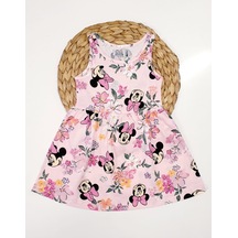 Minnie Kız Çocuk Penye Askılı Elbise Pembe Minnie Kız Çocuk Penye Askılı Elbise Pembe