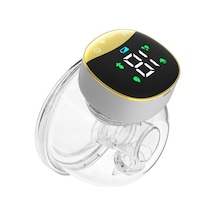 Moveevo Giyilebilir Göğüs Pompası Taşınabilir Eller Serbest Elektrikli Göğüs Pompası Emzirme İçin Led Ekran 4 Mod 12 Emiş