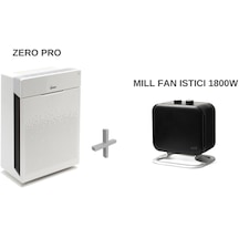 Winix Zero Pro Hava Temizle Cihazı Ve Mill Fan Isıtıcı 1800 W-siyah