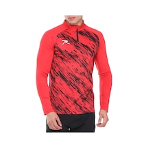Yarım Fermuarlı Sweatshirt Dıgnus Kırmızı Kırmızı