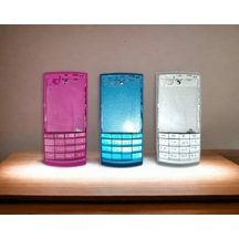 Nokia X3-02 Kasa Kapak Tuş Takımı X3-02 Uyumlu Mavi Renk Orta Kas