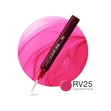 Ink Dog Rose Flower Rv-25