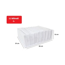 Dolap İçi Düzenleyici - Large Polipropilen 40 X 30 Beyaz Tr Diğer