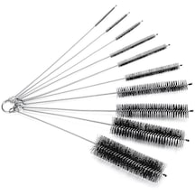 Nyt Şişe Fırça Şişesi Temizleme Fırçaları Temizleme Fırçası Temizleyici Dar Boyunlu Şişeler Bardaklar Kanca Seti 10 Adet