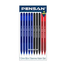 Pensan Büro 1.0 Mm Tükenmez Kalem Seti 10 Adet Genel