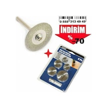 6 Parça Mini Gravür Uç Seti Ahşap Cam Meal Kesici Disk Hobi Seti