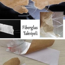 Fiberglas Lif Takviyeli Yapışkanlı Alüminyum Folyo Bant 96 Mm X 25 Metre Yanmaz Yalıtım Bandı