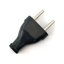 Marketcik Dekoratif Siyah Yassı Kablo Ucu Erkek Fiş