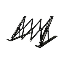 Ayarlanabilir Alaşım Bilgisayar Stand Streç Dizüstü Dizüstü Dizüstü Dizüstü Bilgisayar Standı Isı Dağılımı Siyah