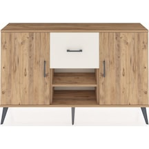Arges Konsol 3 Raflı Tek Çekmeceli 2 Kapaklı 132x30x83 Çam-çam/aytaşı Çam/aytaşı