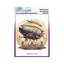 Ütü İle Yapışan Vintage Bohemian Tekstil Dtf Baskı 2047