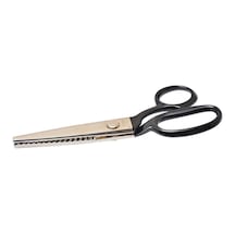 Sürfile Makası 21 Cm Metal Saplı Zikzak Zigzag Tırtıklı Kumaş Makası Terzi Kesim Makası 314-8.5