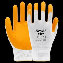 Nitril Kaplı Polyester Eldiven 10/xl Beden 1 Çift Sarı