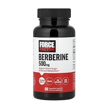 Force Factor, Berberine, 500 Mg, 60 Vegetable Capsules Aromasız