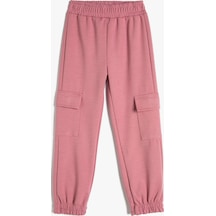Koton Basic Kargo Jogger Eşofman Altı Cepli Beli Lastikli Pembe 4wkg40175ak 4WKG40175AK256 Gülkurusu