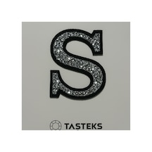 Taşlı Ütülenebilen Veya Sticker Olarak Kullanılabilen 6cm S Harfi