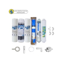 Global Water Purefer Açık Kasa Çift Sedimentli Sertifikalı 6li Vontron Helixfil Yüksek Tds Mebran 4lü Mineral