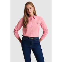 U.s. Polo Assn. Kadın Pembe Gömlek Basic 50320204-vr041