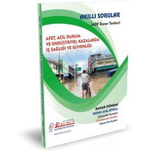 İlkumut Yayınları - Afet, Acil Durum Ve Endüstriyel Kazalarda iş Sağlığı Ve Güvenliği - Konu Anlatımlı - Çözümlü Sorular