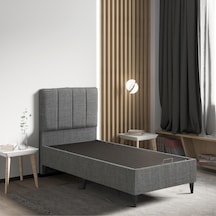 Relax Gri Baza 8 Mm + Haki Başlık Konuma Özel Teslimat 90 x 190 CM