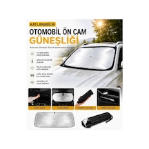 Katlanabilir Otomobil Ön Cam Güneşliği Şemsiye Uv Korumalı Araç Cam Gölgeliği