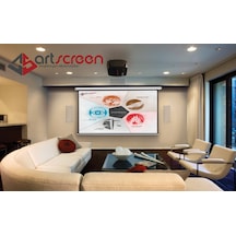 Artscreen 150X150 Cm Motorlu Kumandalı Projeksiyon Perdesi
