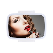 Vkemall Led Işıklı Araba Güneşlik Aynası Makyaj Güneşlik Kozmetik Aynası Ayarlanabilir T