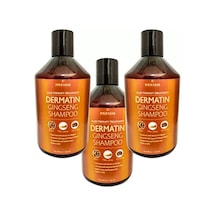 Hubrendy Sh Policlear Dermatin Shampoo Ginsengli Özel Bakım Şampuanı 500 Ml X 3 Adet + Jel