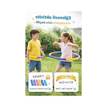 65 Cm Uzunluğunda Renkli Geçmeli Hulahop - 7 Parça Set