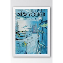 The New Yorker Çerçeveli Tablo April 25 2005 - Christoph Niemann Yüksek Bina Tablosu