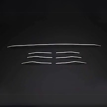 Renault Megane Ön Tampon Alt Çıta - Krom 7 Parça Hb/sd 2016-2020