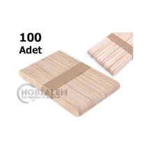 Hobialem 100 Adet, Dil Çubuğu, Dondurma Çubuğu, Abeslang, Doktor Çubuğu
