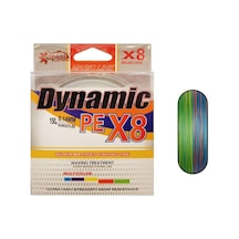 Captain Dynamic Soft Pe 8 Örgü Spin İp Misina 150mt Multi Color Standart - 0.12 Mm