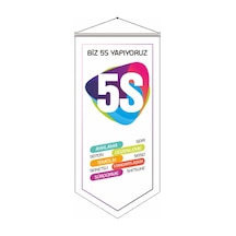 5S Kalite Bayrağı 70x150