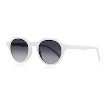 Kinary Yeni Trend Unisex Güneş Gözlüğü Beyaz Parlak 1037