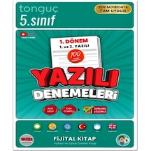 Tonguç 5.sınıf Yazılı Denemeleri 1.dönem