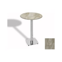 Bistro Masa Tokyo Kromnikel - Werzalit, Wermodin Ve Allzalit Tabla 70 Cm Çap - Irony Çok Renkli