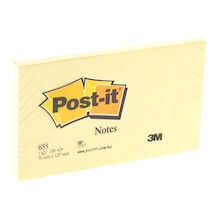 Post-İt 655 Sarı  76x127 Yapışkan Not Kağıdı