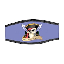 BestDivers Maske Arkalığı PIRATE Neopren Velkrolu Siyah